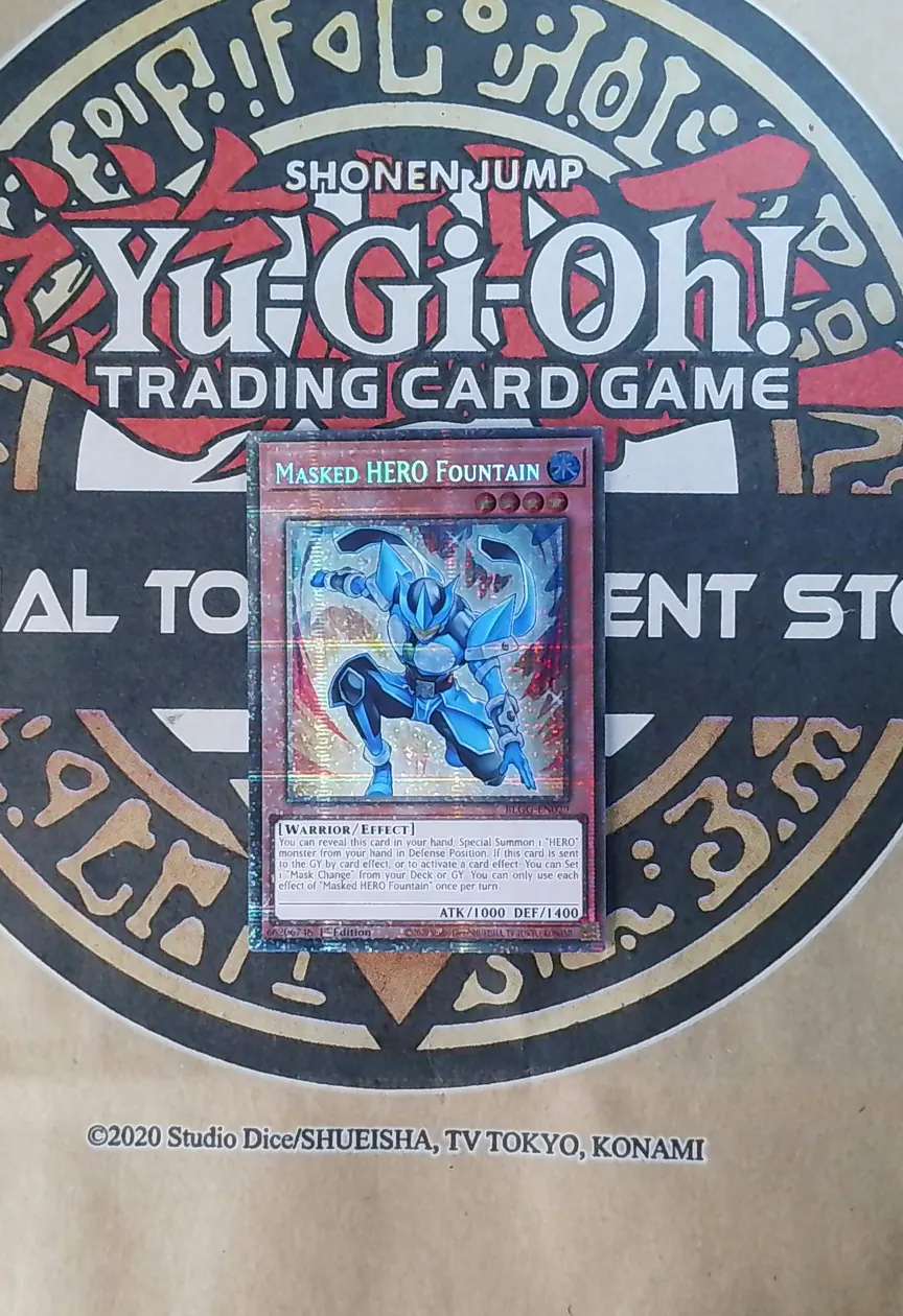 Masked HERO Fountain BLGG-EN029 Starlight Rare exact card front