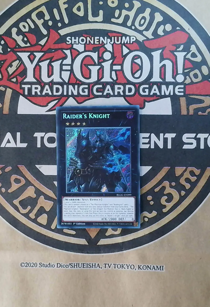 Raider’s Knight BLGG-EN099 Secret Rare exact card front