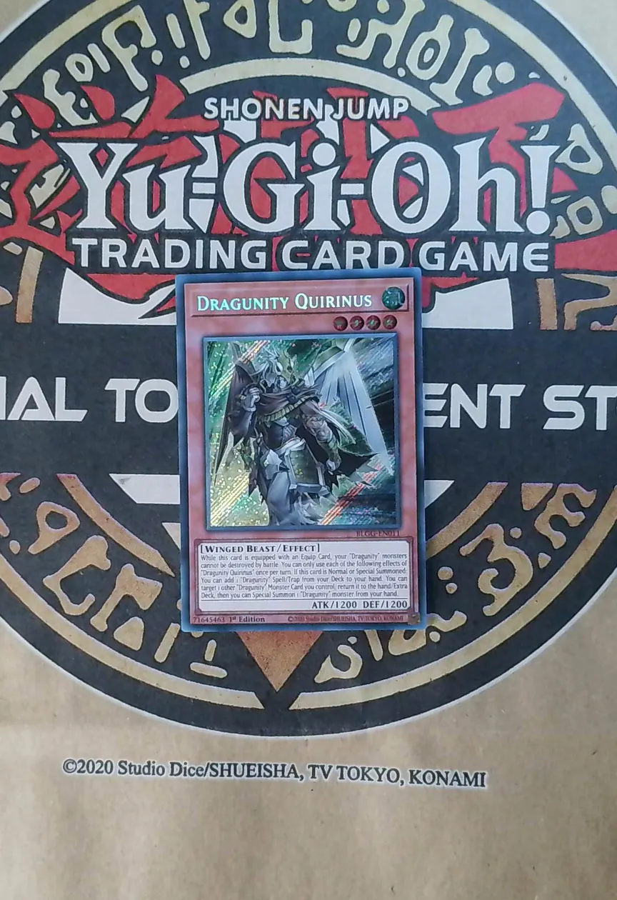 Dragunity Quirinus BLGG-EN011 Secret Rare exact card front