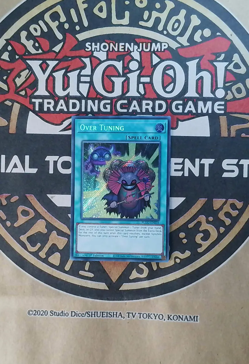 Over Tuning BLGG-EN034 Secret Rare front exact card scan