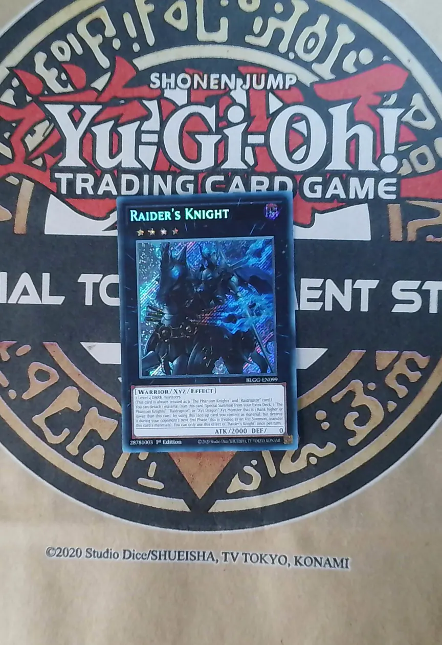 Raider’s Knight BLGG-EN099 Secret Rare exact card front
