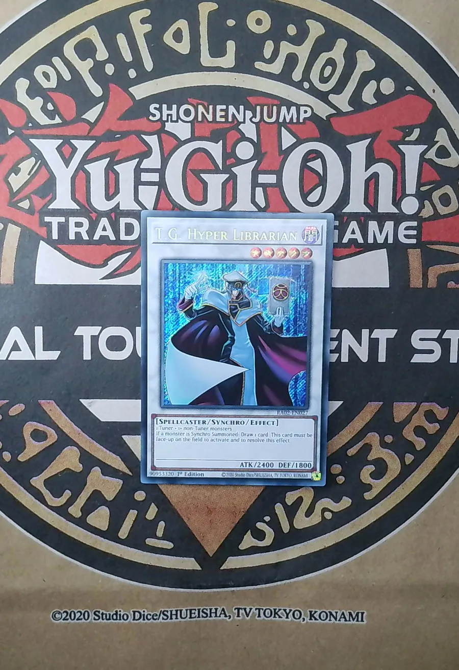 T.G. Hyper Librarian RA02-EN027 exact card front