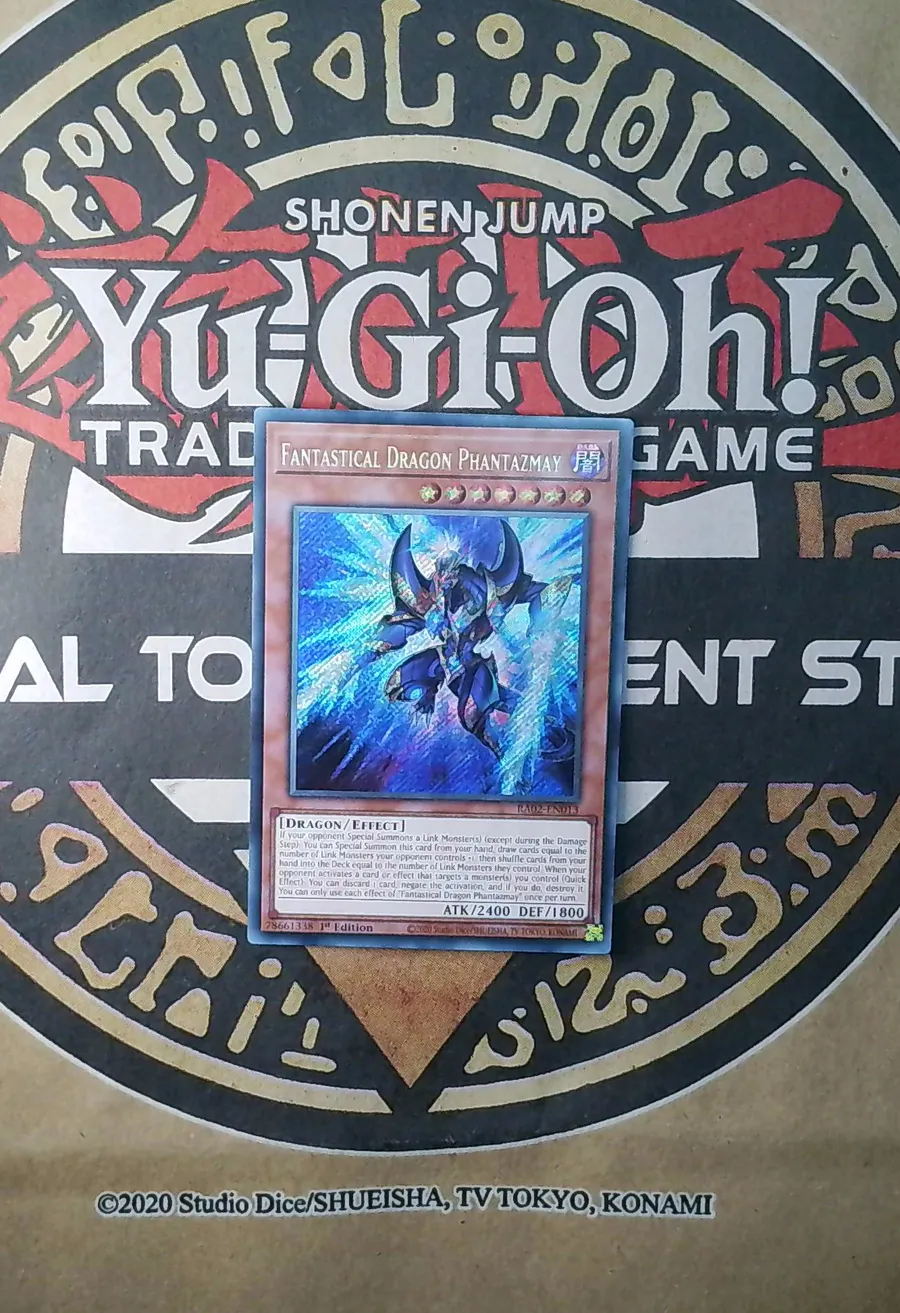 Fantastical Dragon Phantazmay RA02-EN013 Secret Rare exact card front
