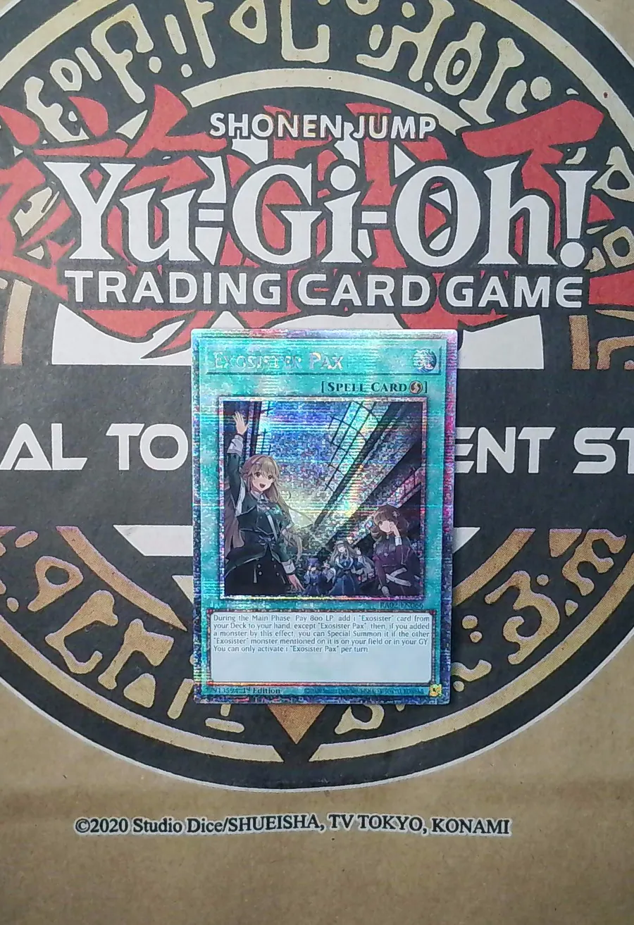 Exosister Pax RA02-EN066 Platinum Secret Rare exact card front