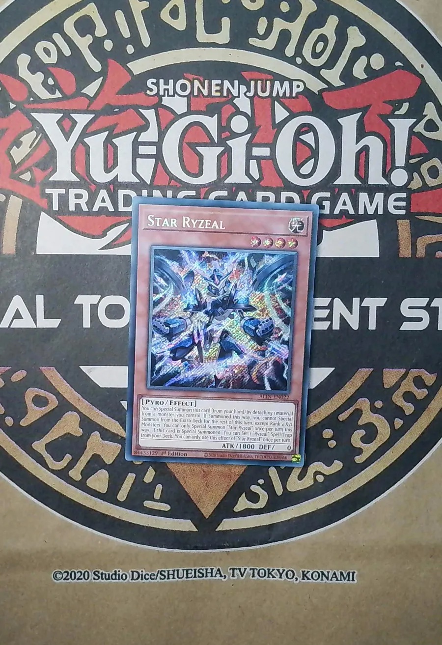 Star Ryzeal ALIN-EN022 Secret Rare exact card front