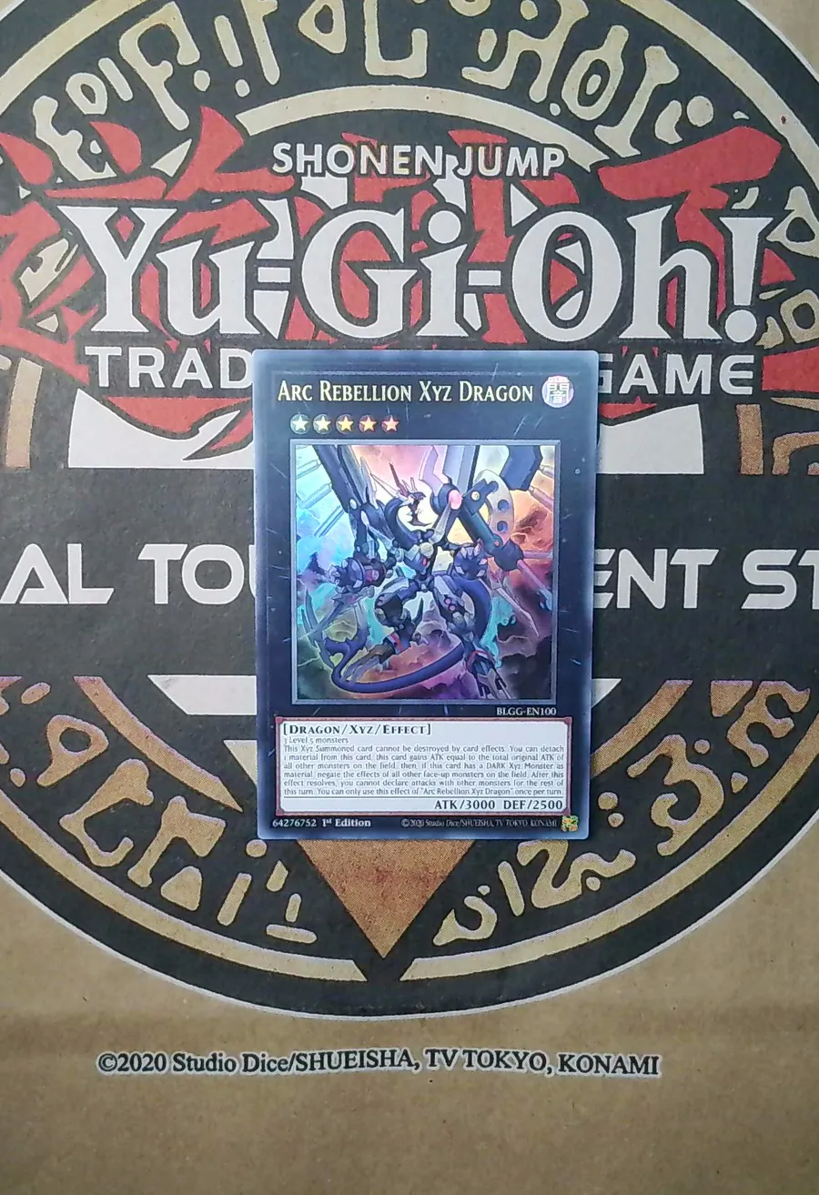 3x Arc Rebellion Xyz Dragon BLGG-EN100 copy 1 front
