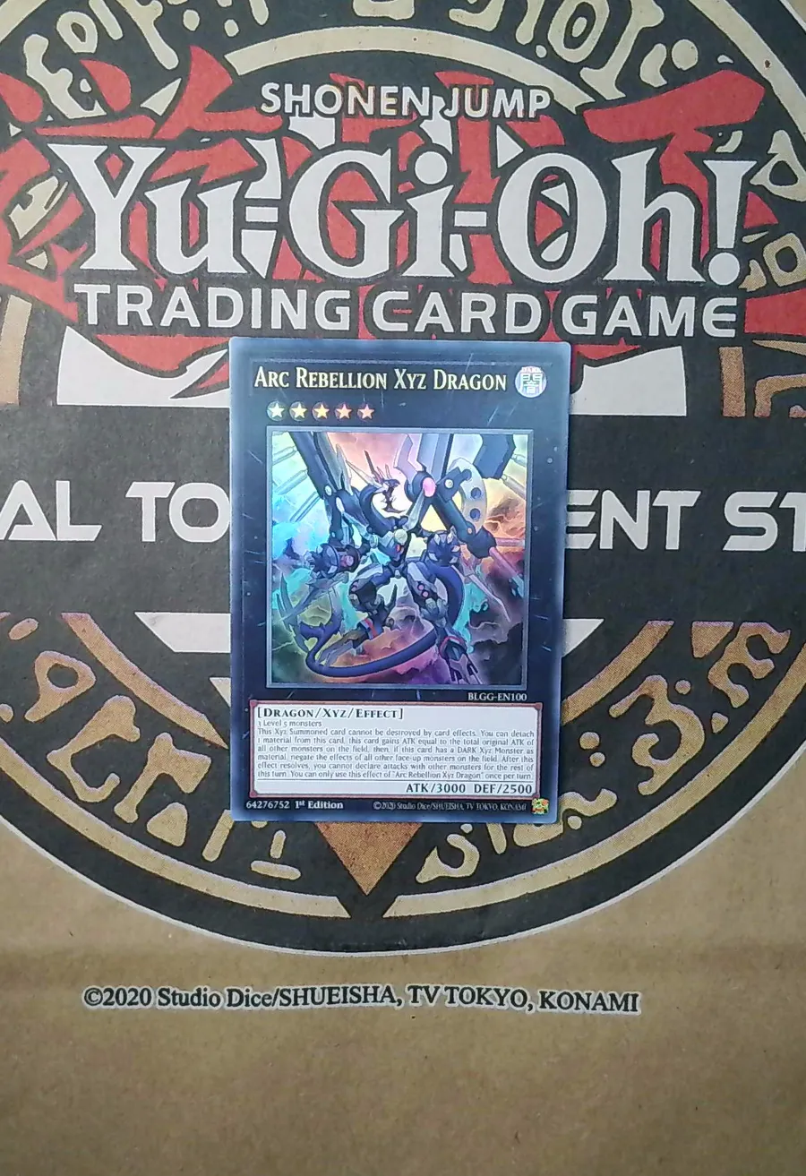 3x Arc Rebellion Xyz Dragon BLGG-EN100 copy 2 front