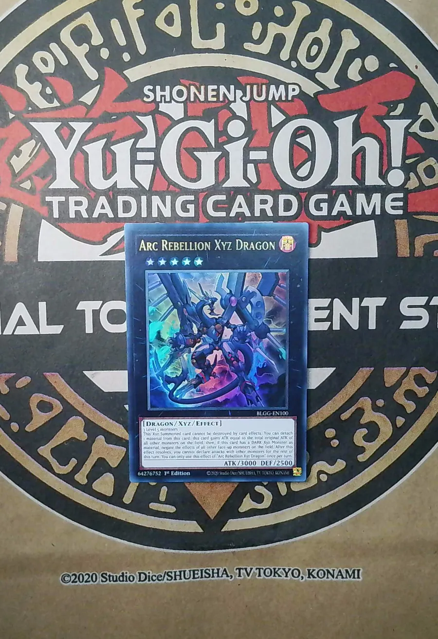 3x Arc Rebellion Xyz Dragon BLGG-EN100 copy 3 front
