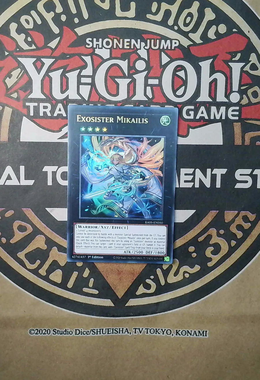Exosister Mikailis RA05-EN050 Ultra Rare exact card front