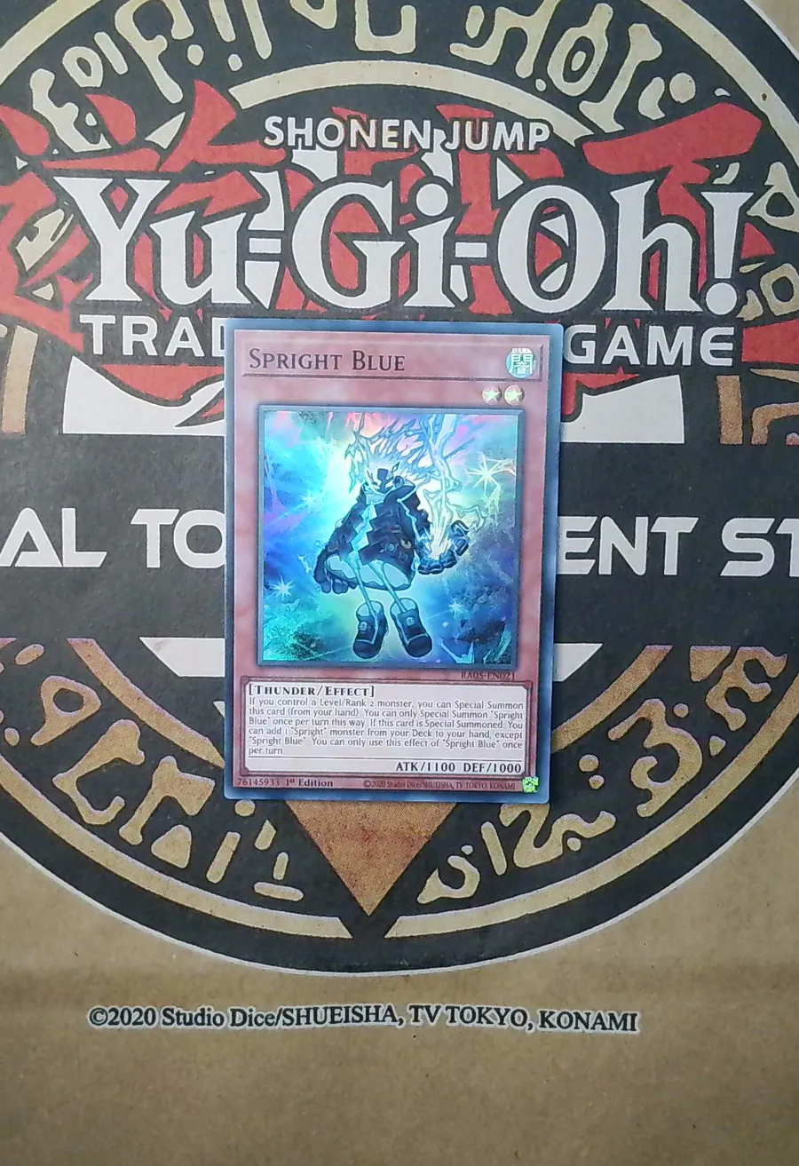 Spright Blue RA05-EN021 Super Rare front exact card scan
