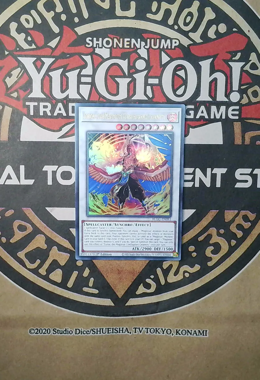 3x Zoroa the Magistus Conflagrant Calamity BLGG-EN093 copy 1 front