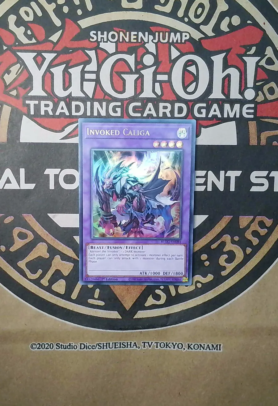 Invoked Caliga BLGG-EN084 Ultra Rare exact card front