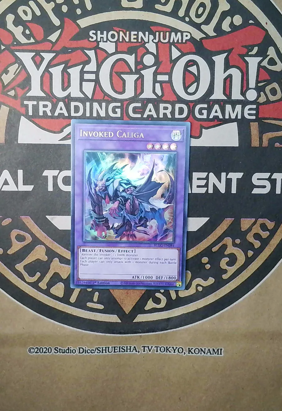 Invoked Caliga BLGG-EN084 Ultra Rare exact card front