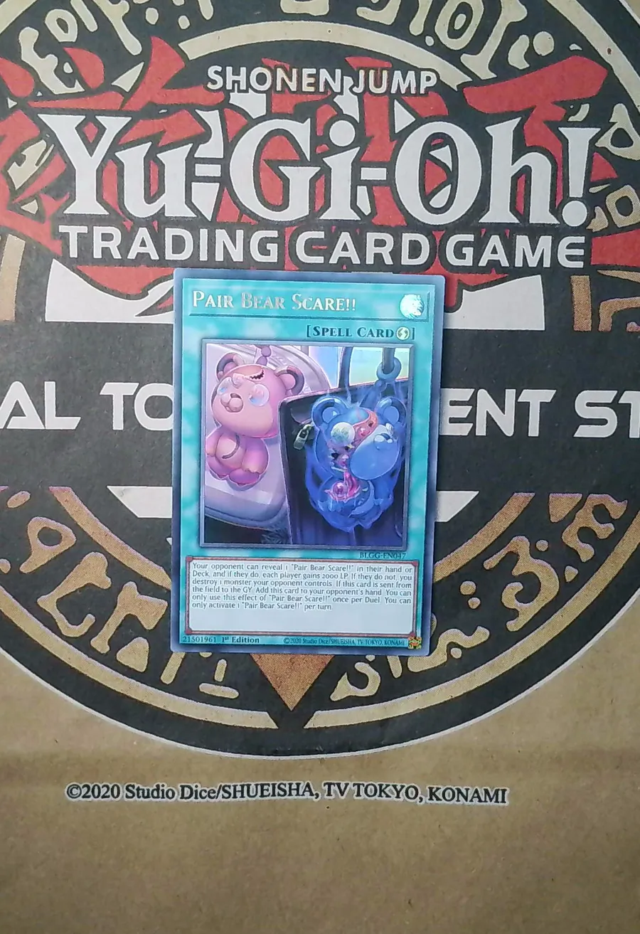 Pair Bear Scare!! BLGG-EN047 Ultra Rare front exact card scan