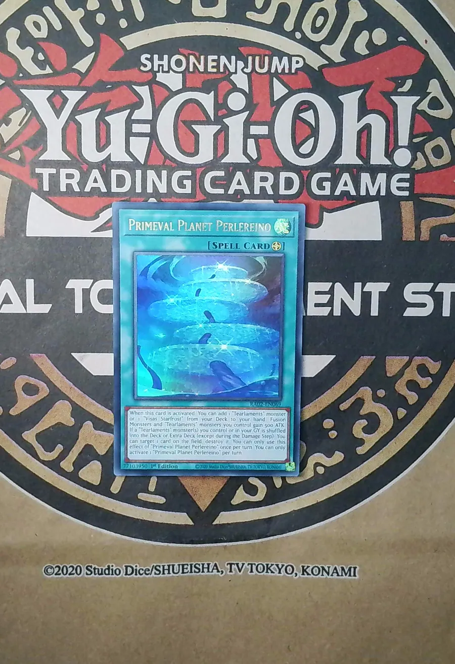 Primeval Planet Perlereino RA02-EN069 Ultra Rare exact card front