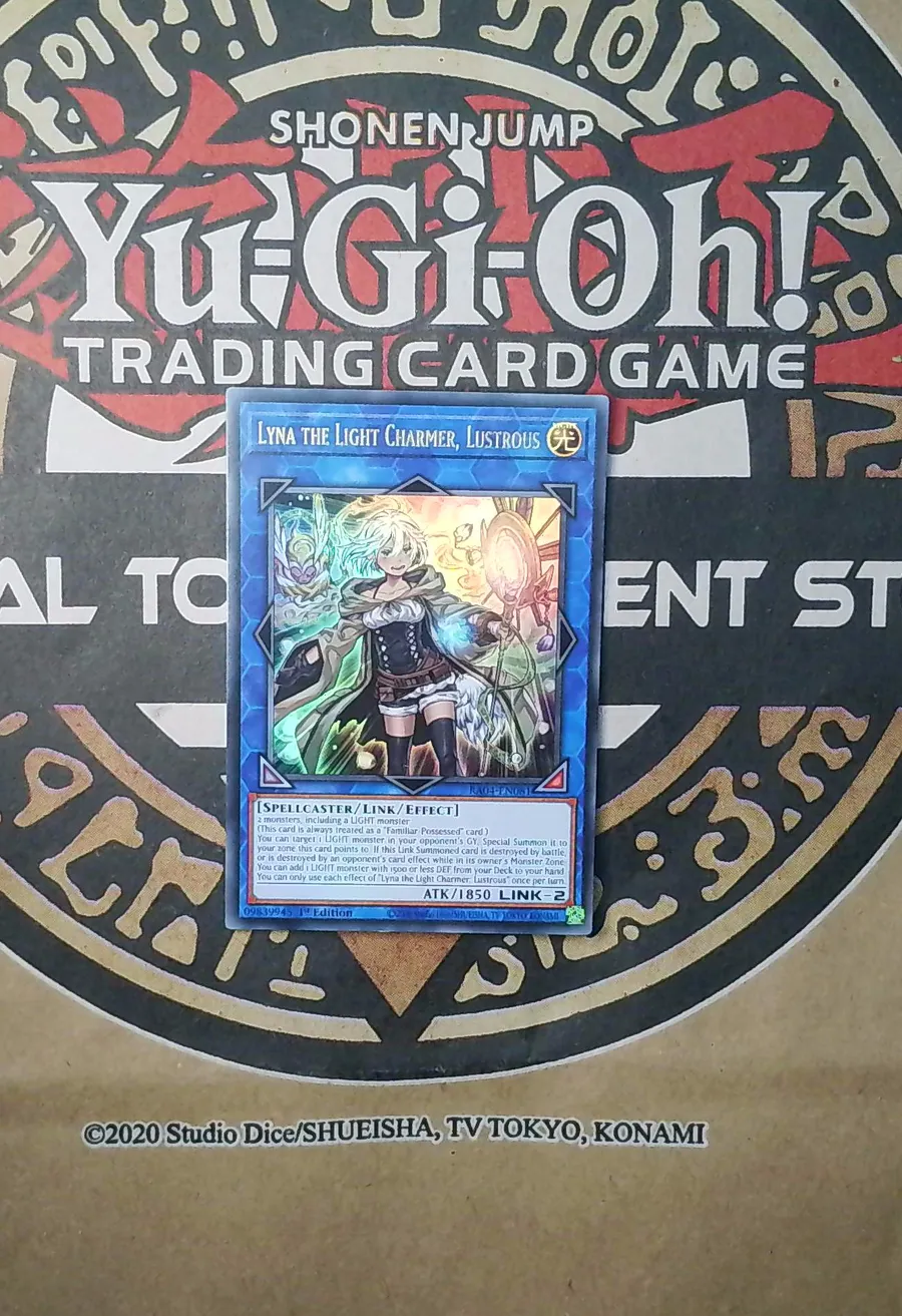 Lyna the Light Charmer Lustrous RA04-EN081 Ultra Rare exact card front
