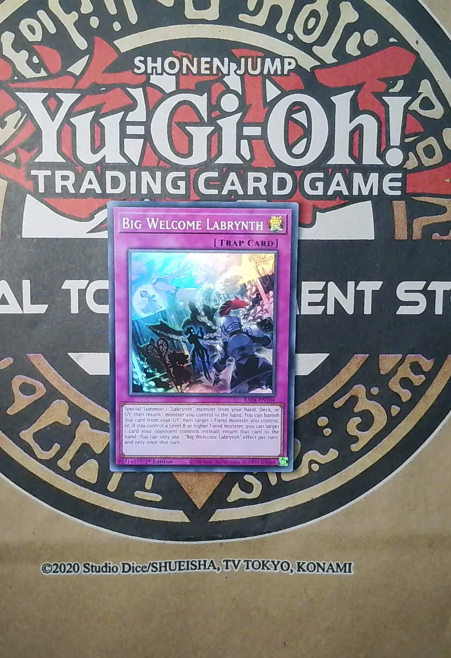 Big Welcome Labrynth RA04-EN104 Ultra Rare exact card front