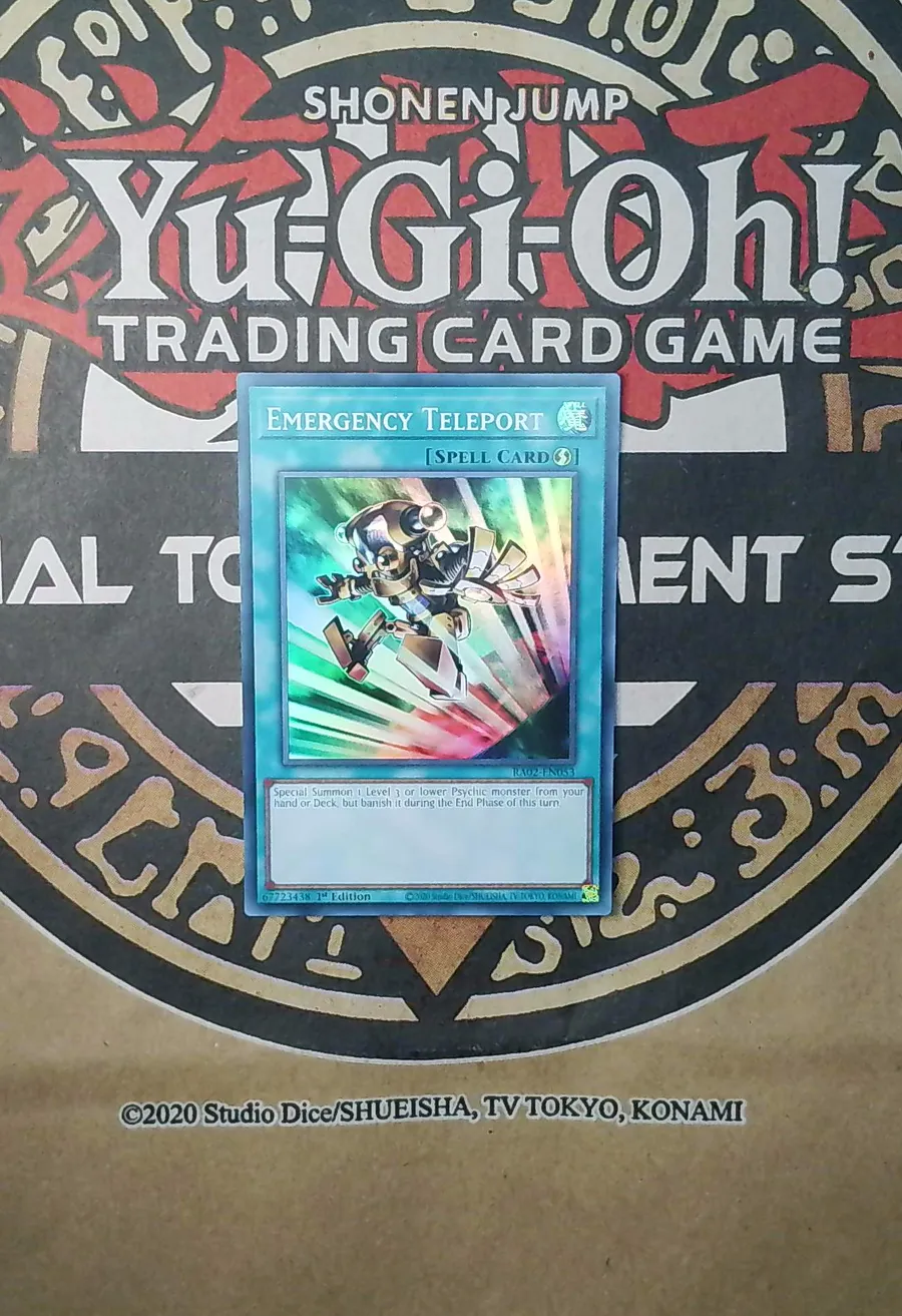 Emergency Teleport RA02-EN053 Super Rare exact card front