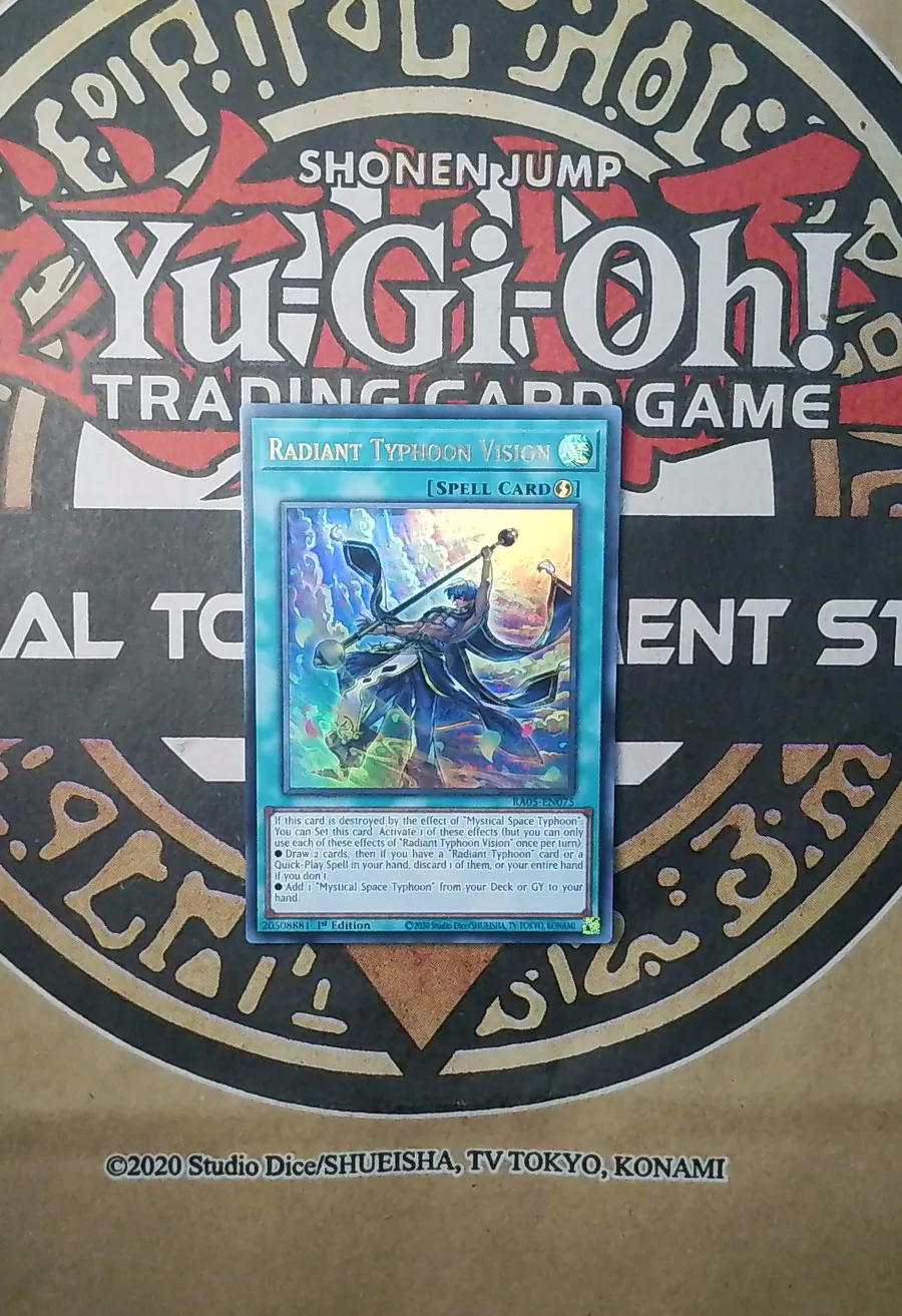 Radiant Typhoon Vision RA05-EN075 Secret Rare exact card front