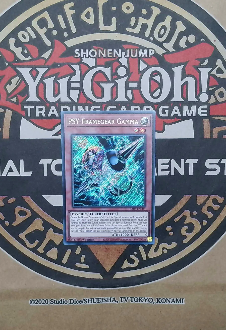 PSY-Framegear Gamma RA05-EN006 Secret Rare exact card front