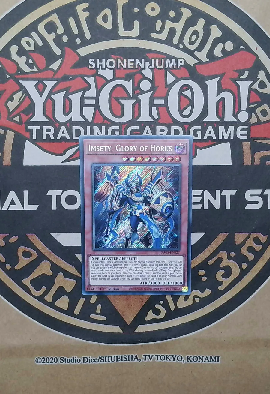 Imsety, Glory of Horus RA05-EN027 Secret Rare exact card front