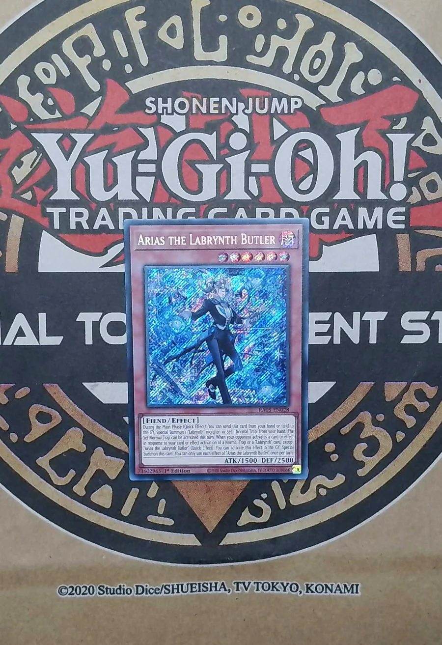 Arias the Labrynth Butler RA05-EN028 Secret Rare exact card front