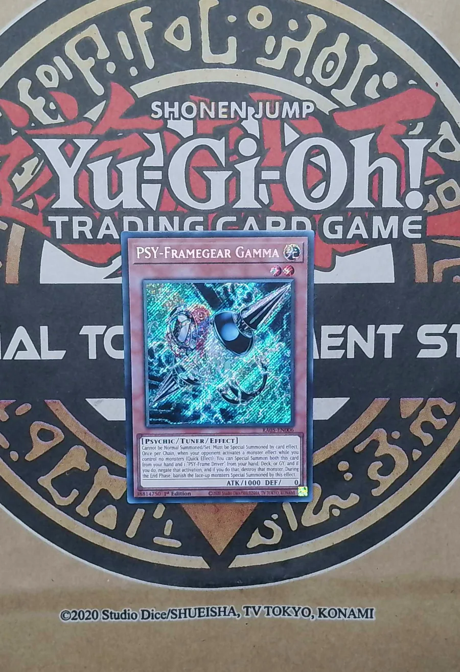 PSY-Framegear Gamma RA05-EN006 Secret Rare exact card front