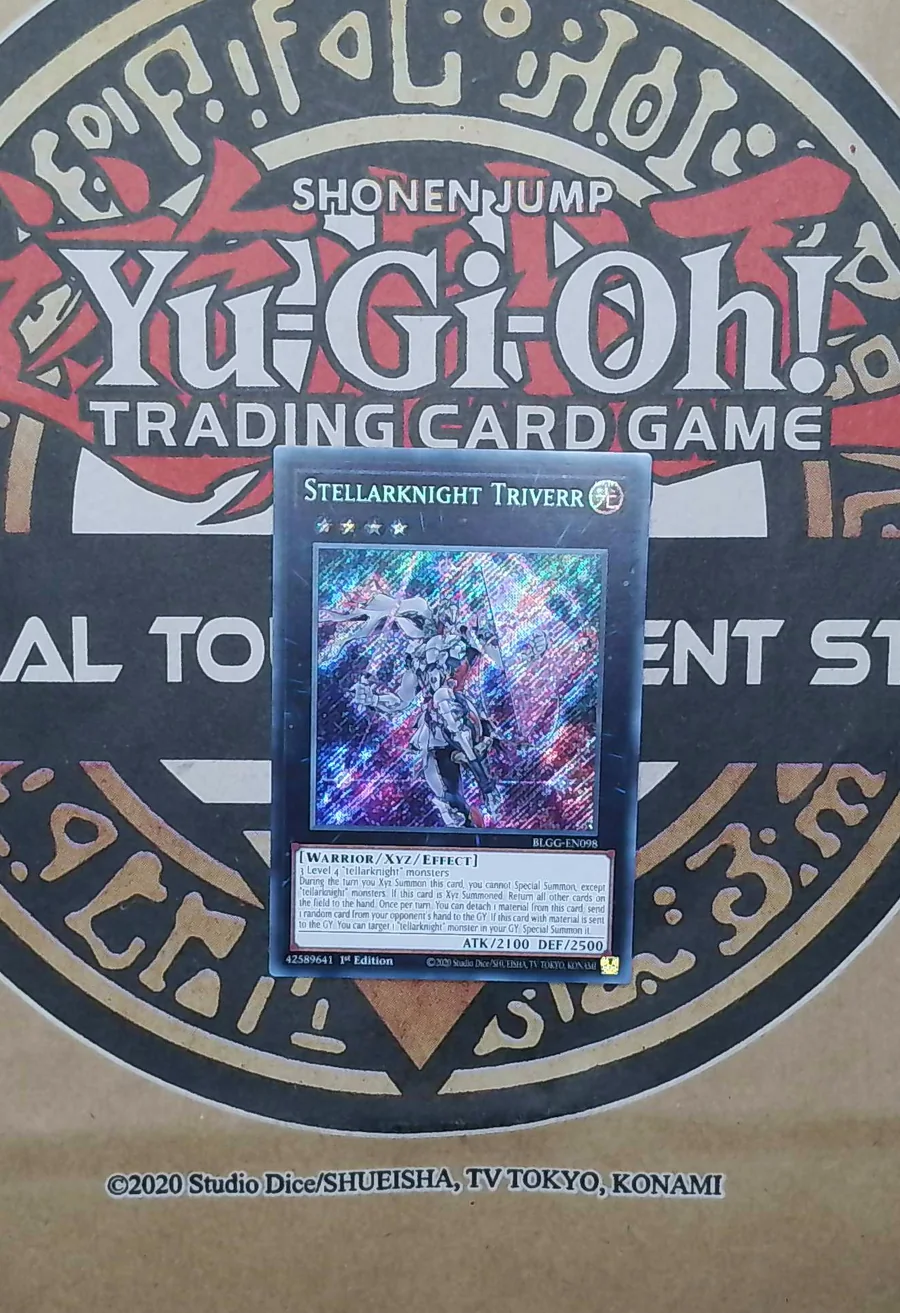 Stellarknight Triverr BLGG-EN098 Secret Rare exact card front
