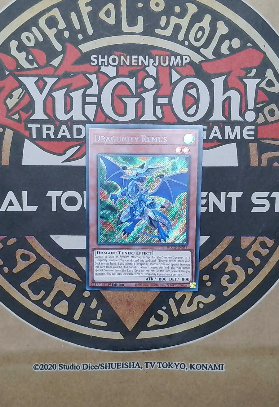 Dragunity Remus BLGG-EN076 Secret Rare front exact card scan