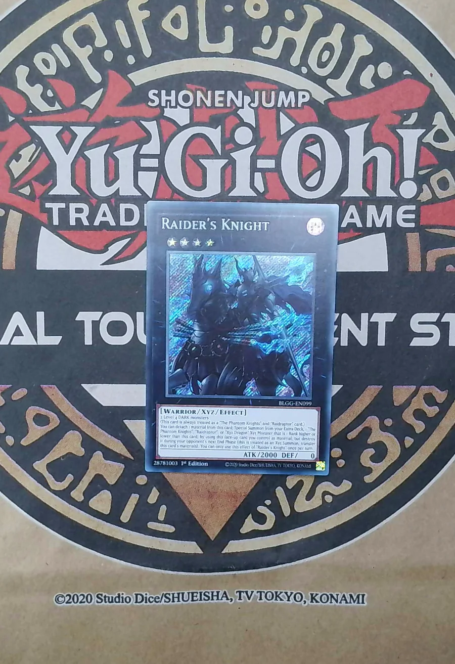 Raider's Knight BLGG-EN099 Secret Rare exact card front