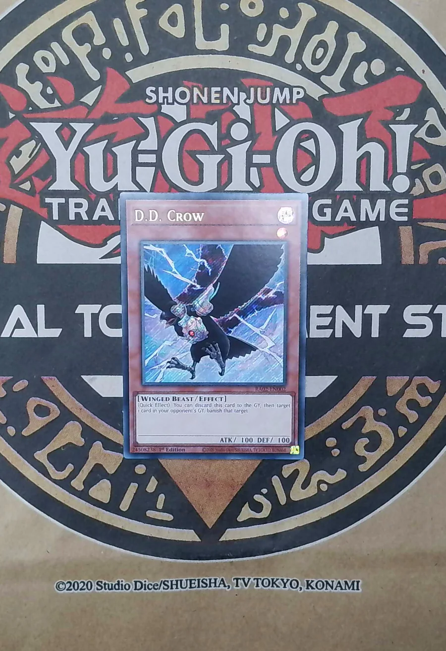 D.D. Crow RA02-EN002 Secret Rare front exact card scan