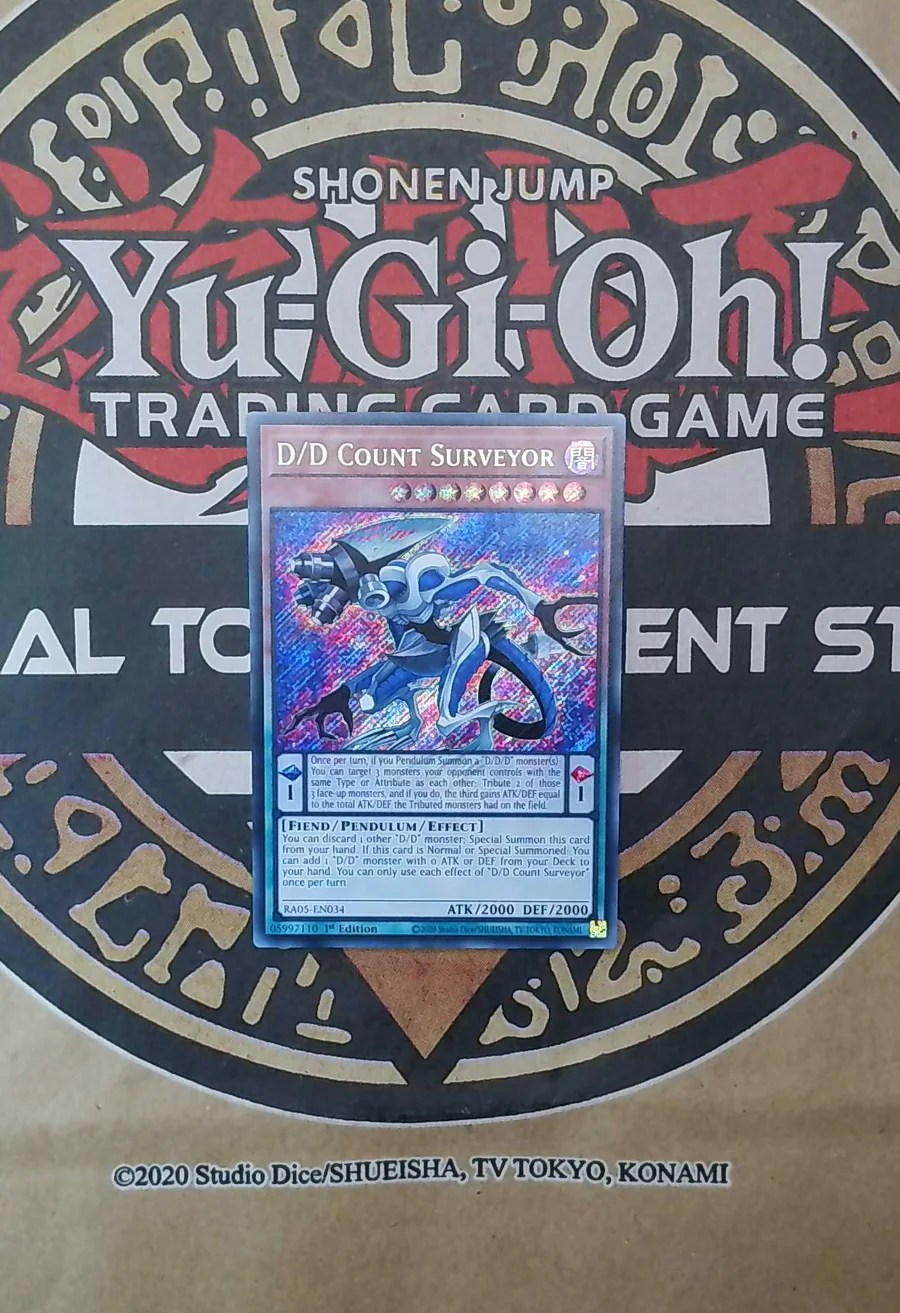 D/D Count Surveyor RA05-EN034 Secret Rare exact card front