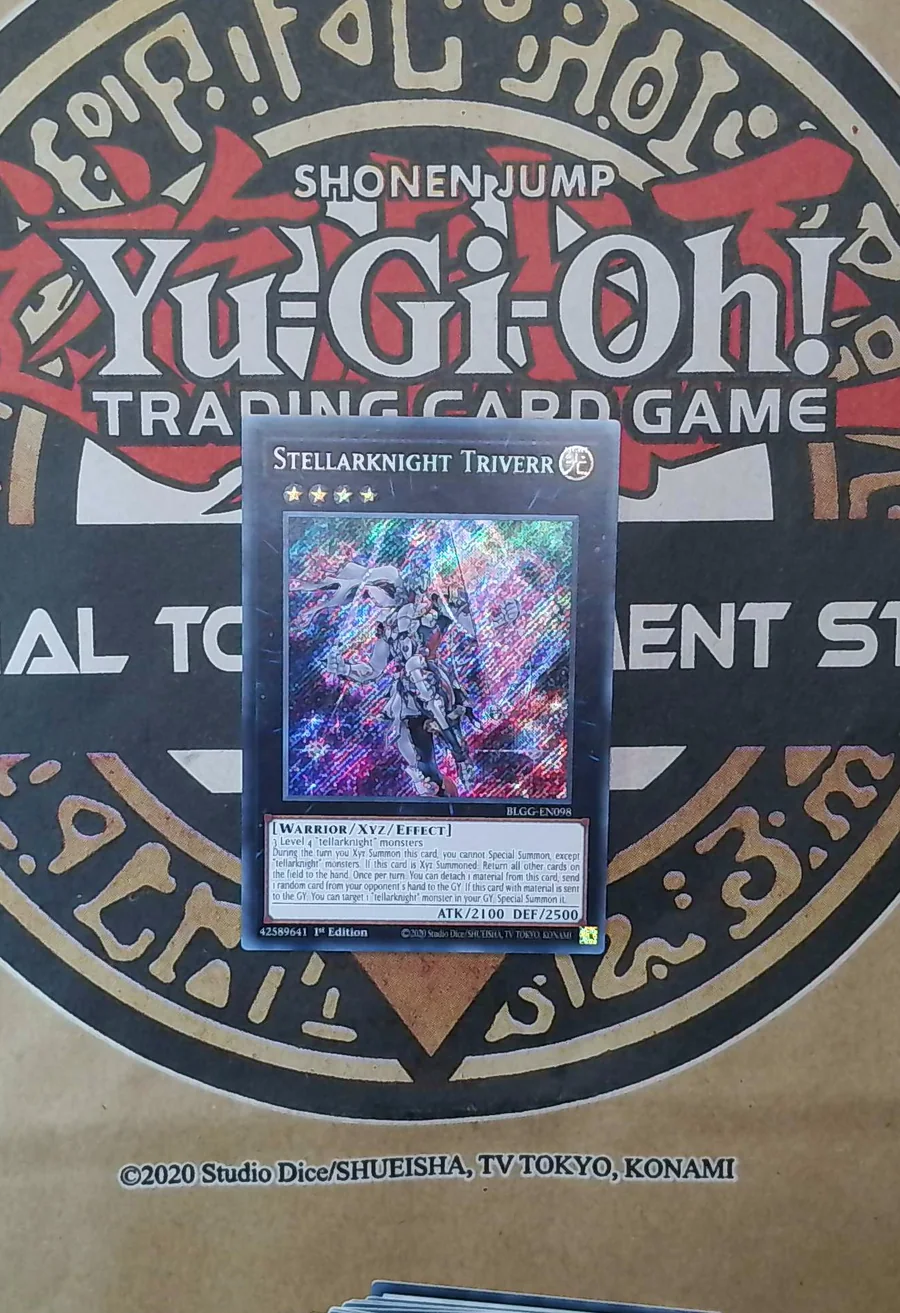 Stellarknight Triverr BLGG-EN098 Secret Rare exact card front