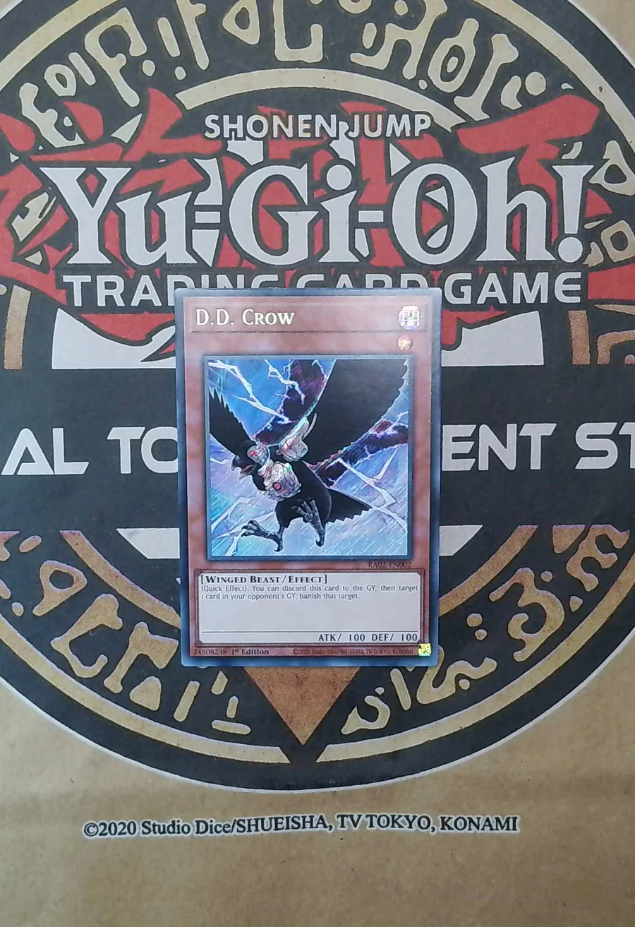 D.D. Crow RA02-EN002 Secret Rare front exact card scan