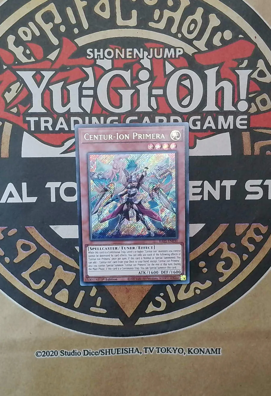 Centur-Ion Primera RA05-EN030 Secret Rare exact card front