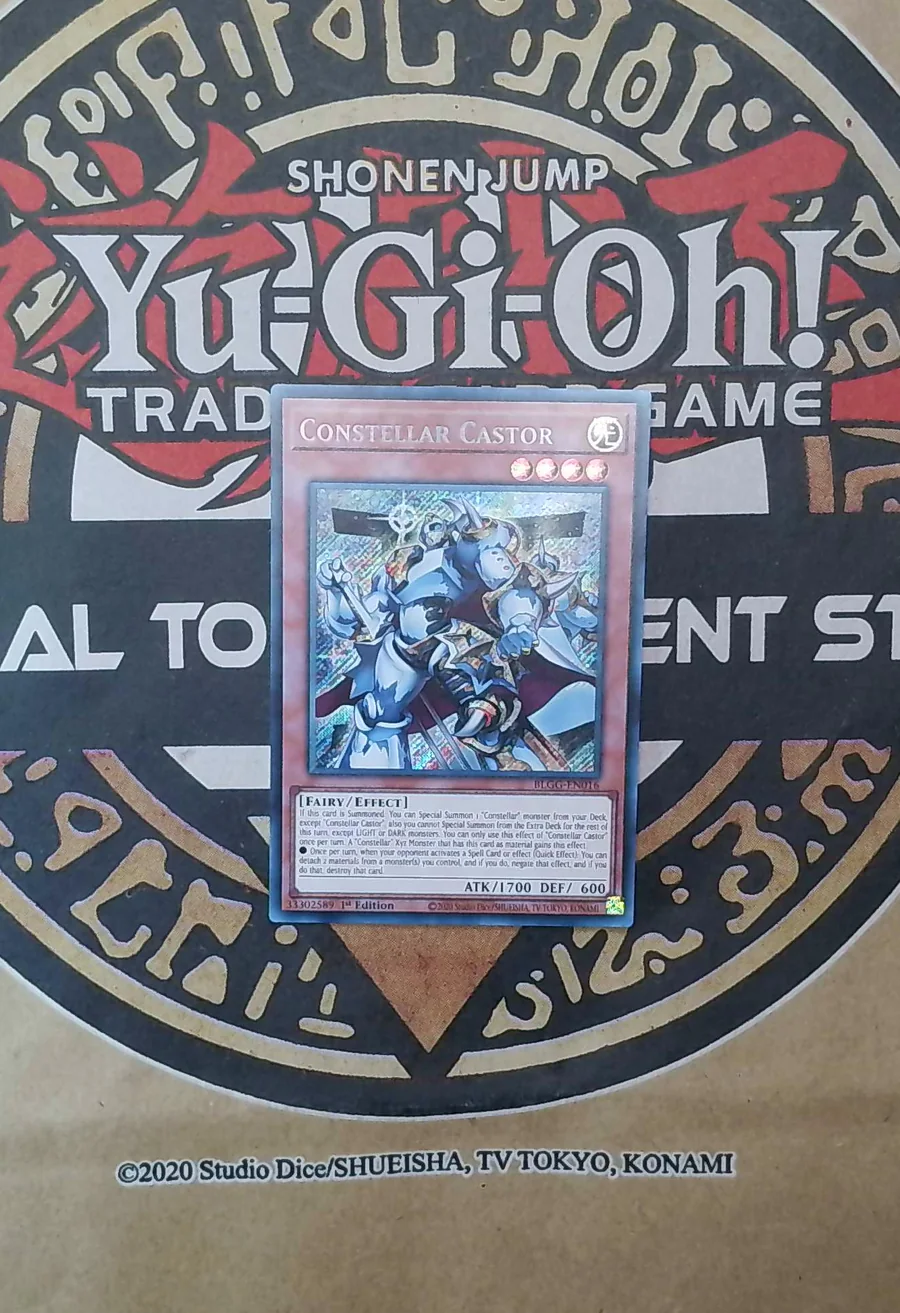 Constellar Castor BLGG-EN016 Secret Rare front exact card scan