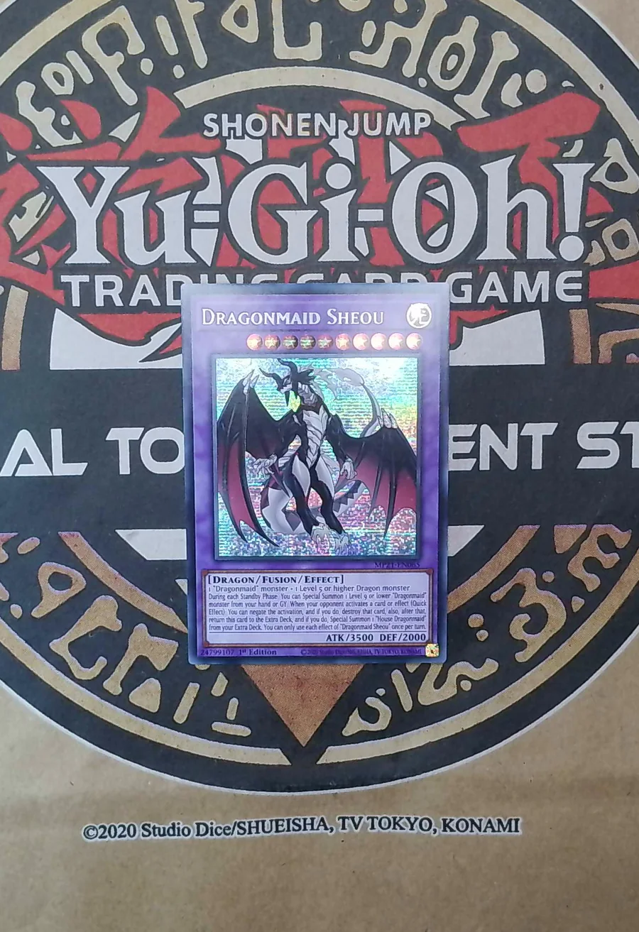 Dragonmaid Sheou MP21-EN065 Prismatic Secret Rare exact card front
