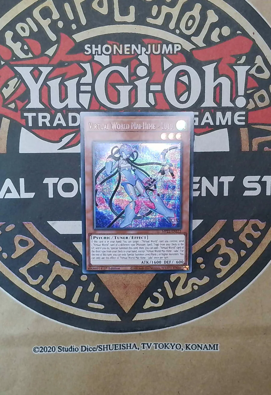 Virtual World Mai-Hime - Lulu MP21-EN173 Prismatic Secret Rare exact card front