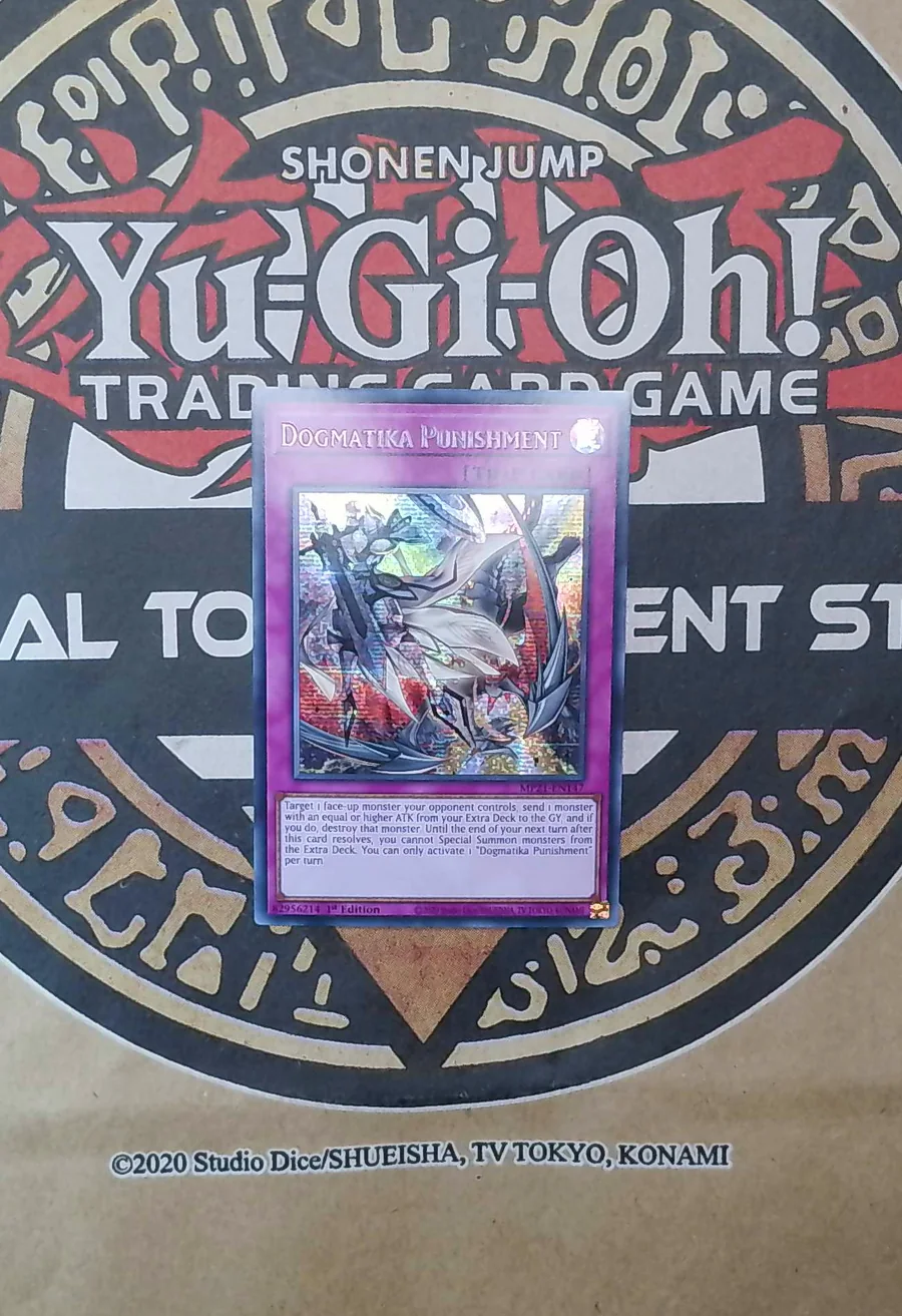 Dogmatika Punishment MP21-EN147 Prismatic Secret Rare exact card front