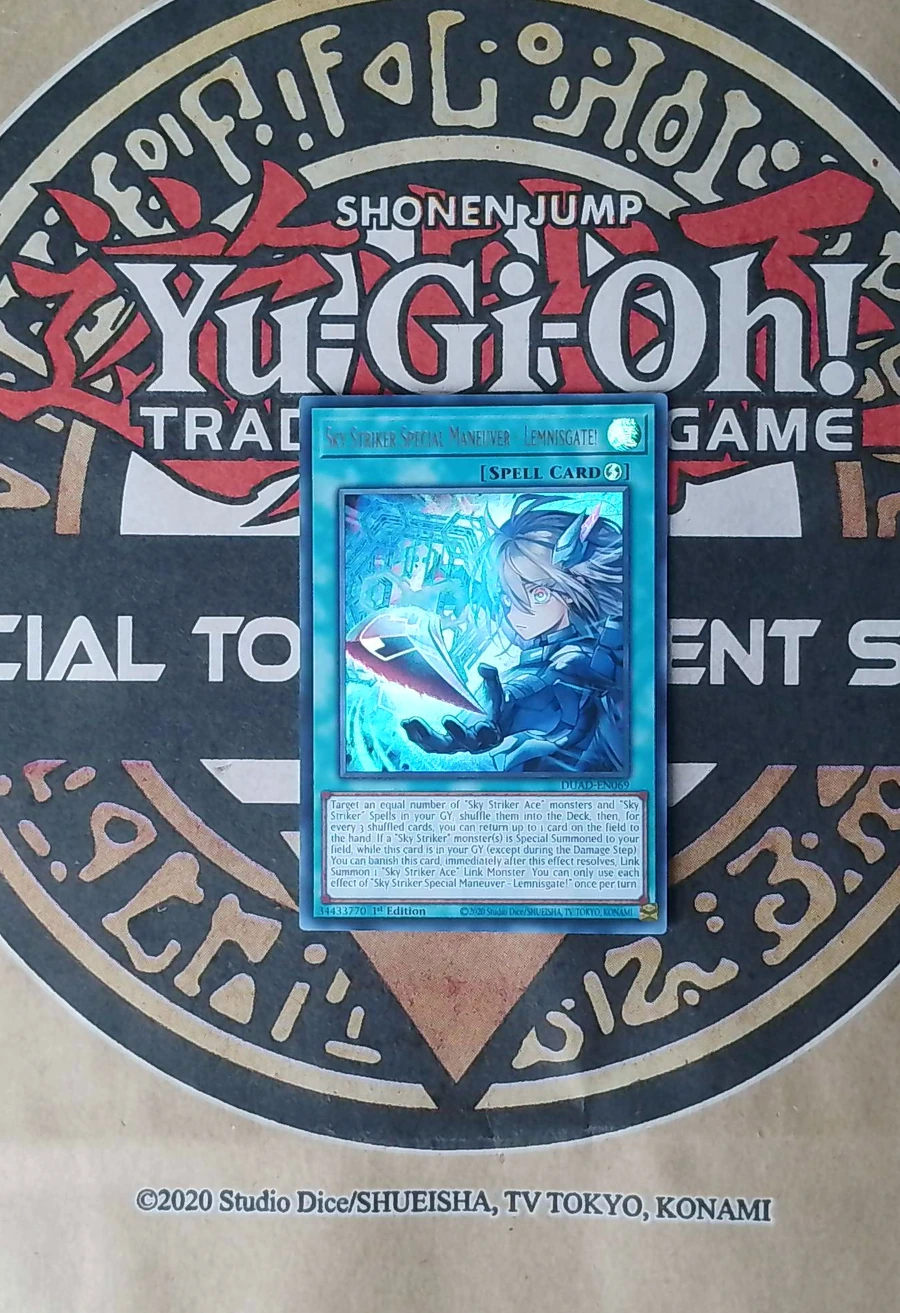 Sky Striker Special Maneuver - Lemnisgate! DUAD-EN069 Ultra Rare front exact card scan