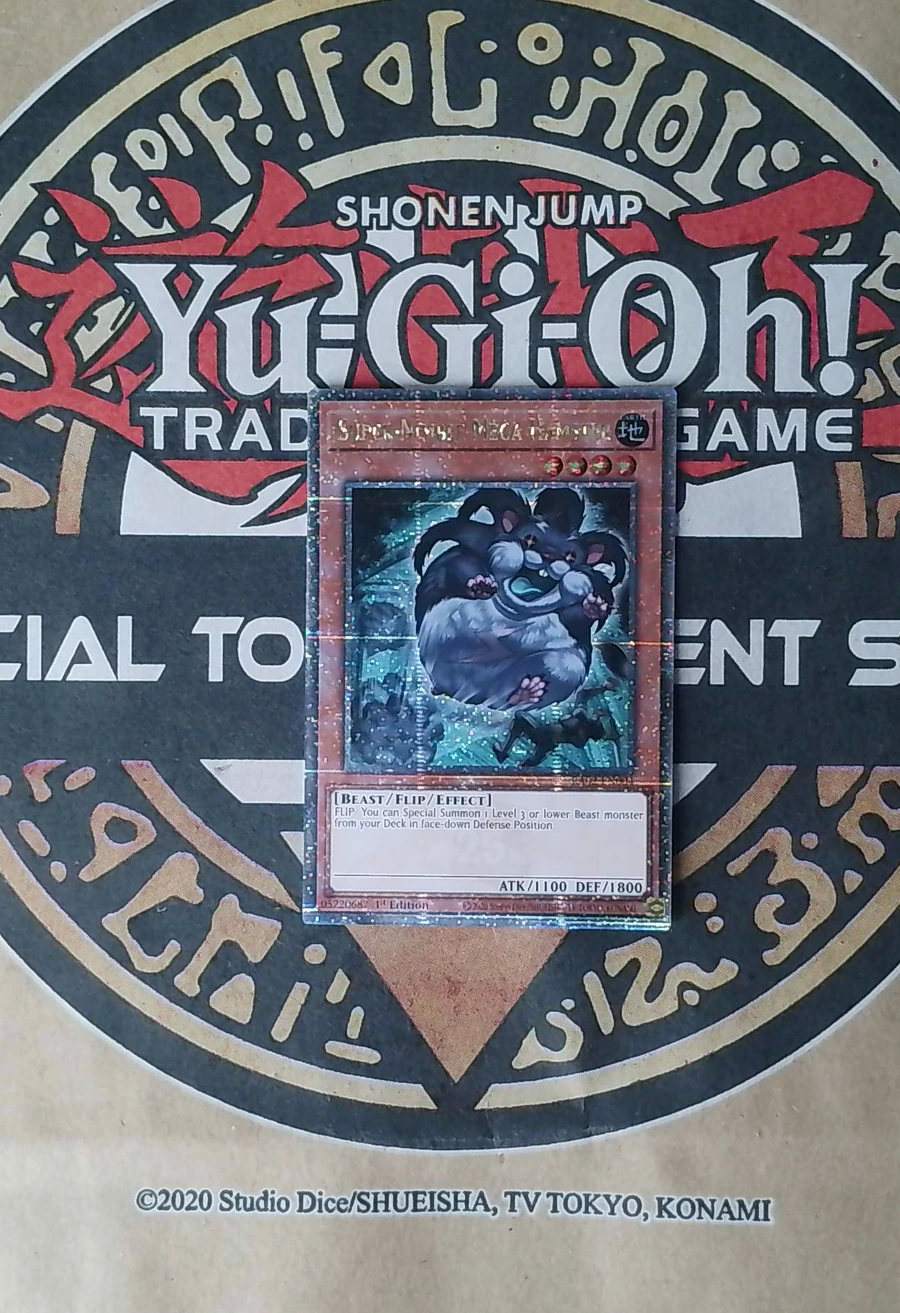 Super-Nimble Mega Hamster RA02-EN004 Quarter Century Secret Rare front exact card scan