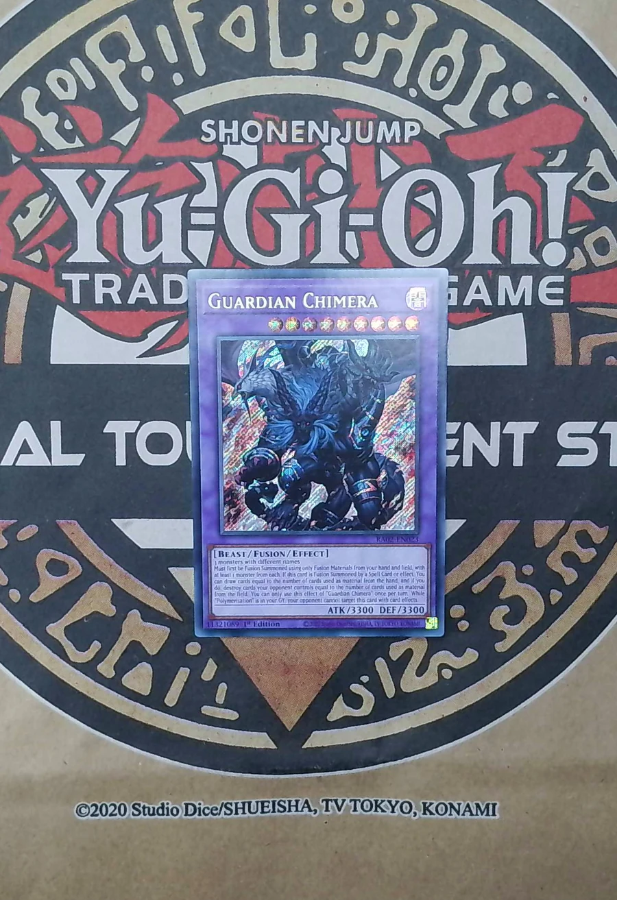 Guardian Chimera RA02-EN023 Secret Rare front exact card scan