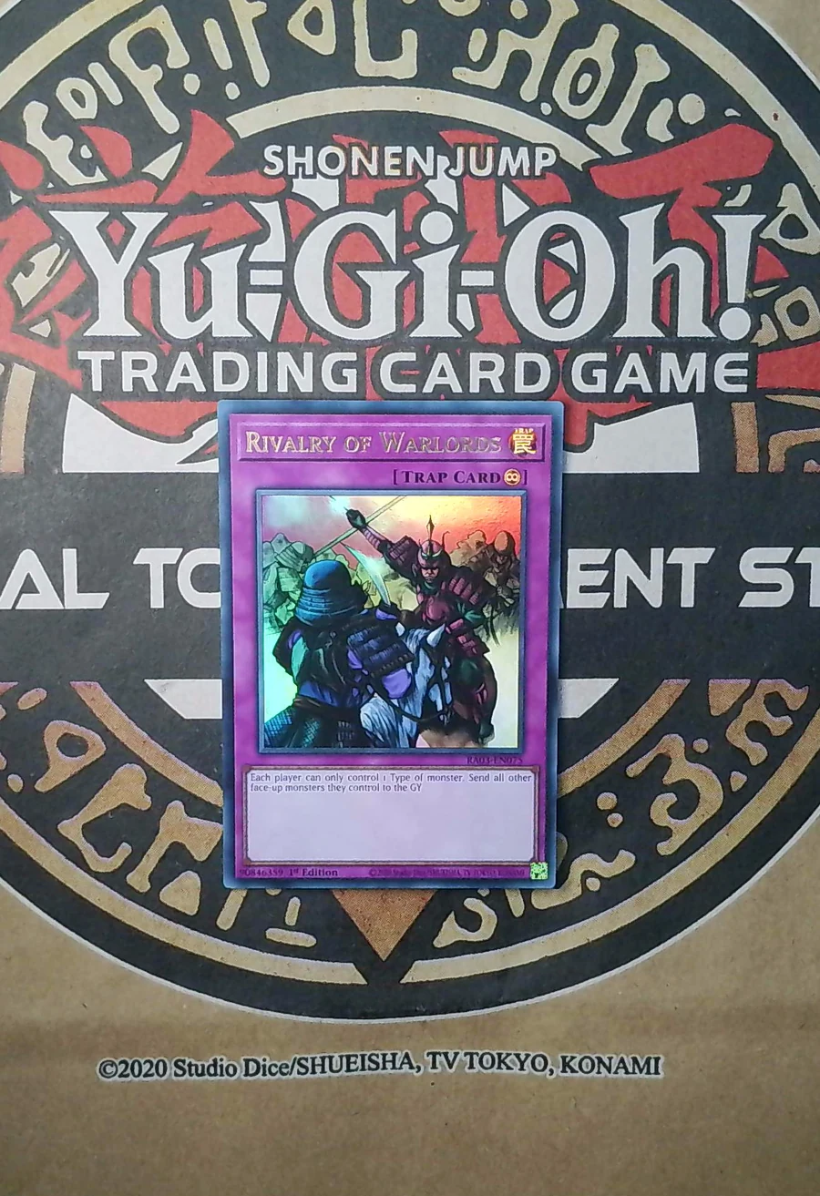 Rivalry of Warlords RA03-EN075 Ultra Rare front exact card scan